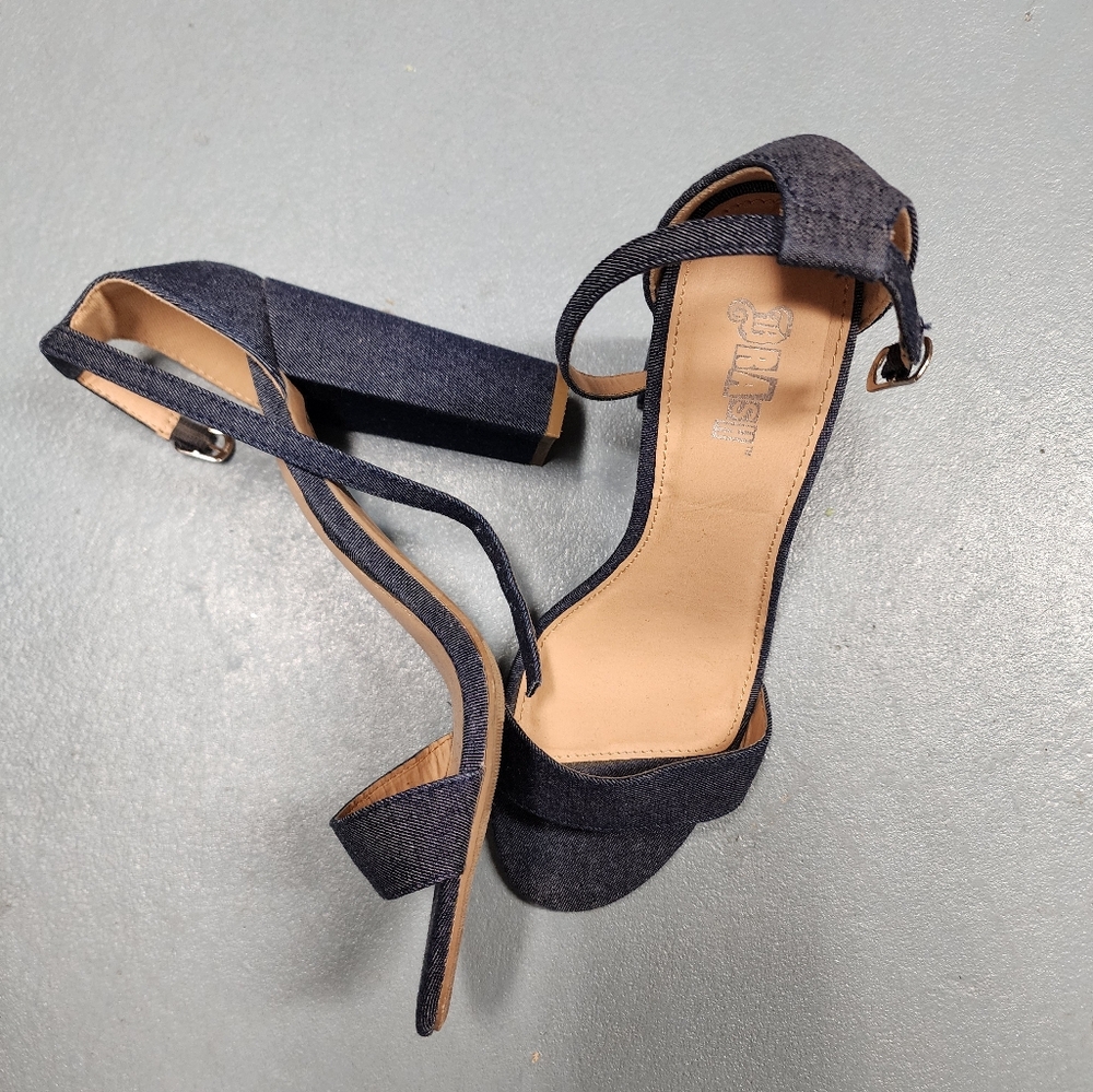 Denim sandal